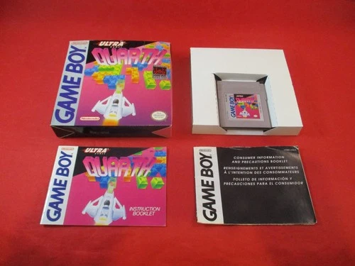 Quarth (Nintendo Game Boy) COMPLETE w/ Box manual game WORKS!