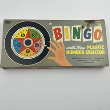 Vintage Whitman Bingo With Plastic Number Selector Game