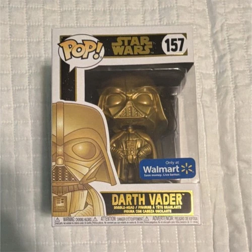 Funko Pop! Vinyl Star Wars Darth Vader #157 Gold Walmart Exclusive Figure