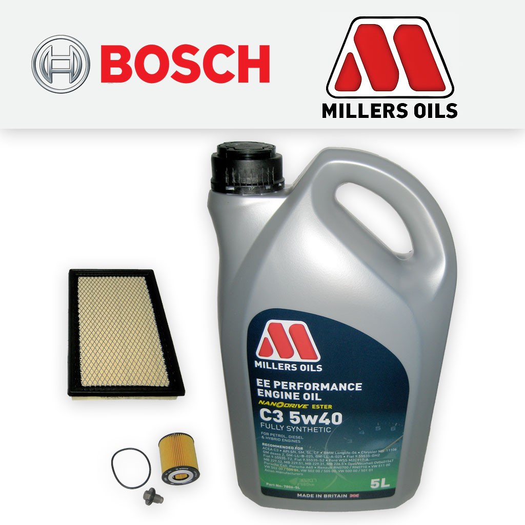 SERVICE KIT for MINI COOPER S 1.6 PETROL R52 R53 OIL AIR FILTER +OIL (2002-2007)