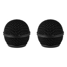 2X Microphone Grille Microphone Accessories Metal Microphone Grille Head7787