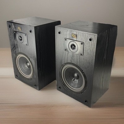 RA Labs Mini Reference Bookshelf Speakers - Roy Allison Design - Vintage Hi-Fi