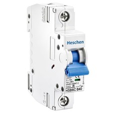 Miniature Circuit Breaker 1P 40A Type B DIN Rail 8kA