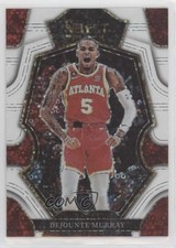 2022 Panini Select Premier Level White Disco Prizm 4/75 Dejounte Murray #102 rf2