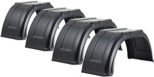 Trailer Mudguards 10&rdquo; Inch Wide ALKO Plastic suits Wheel 20.5x8.00-10 (Set of 4)