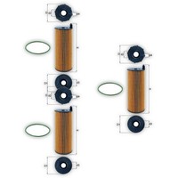 3X ÖLfilter Mahle OX 196/3D FüR Porsche Audi VW Cayenne A6 C7 Touareg Q7