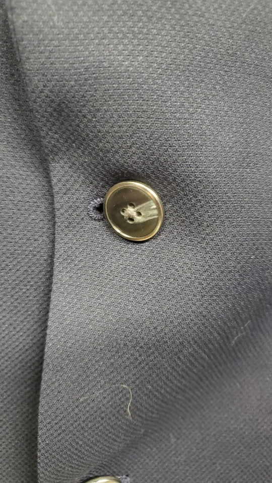 Blazer Abrigo Chaqueta Pronto Uomo Para Hombre Talla 42 Largo Nuevo con Etiquetas Azul Marino Lana 42L Traje Foto 3 de 4