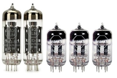Tung-Sol Fender Blues Jr / Pro Jr Tube Upgrade Kit, Vox AC15 | 2x EL84, 3x 12AX7
