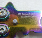 1065 German Surgical Steel Rainbow Butterfly Single Dull Blade Trainer Knife — photo 6
