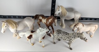 SET OF 5 SCHLEICH 2006 2007 & One 2008 Blip Stallion Pony Horse Figure