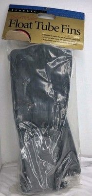 Turbo Thruster Propulsion Turbo Pro Angler Float Tube Fins, black 22''x 9.5'' NEW