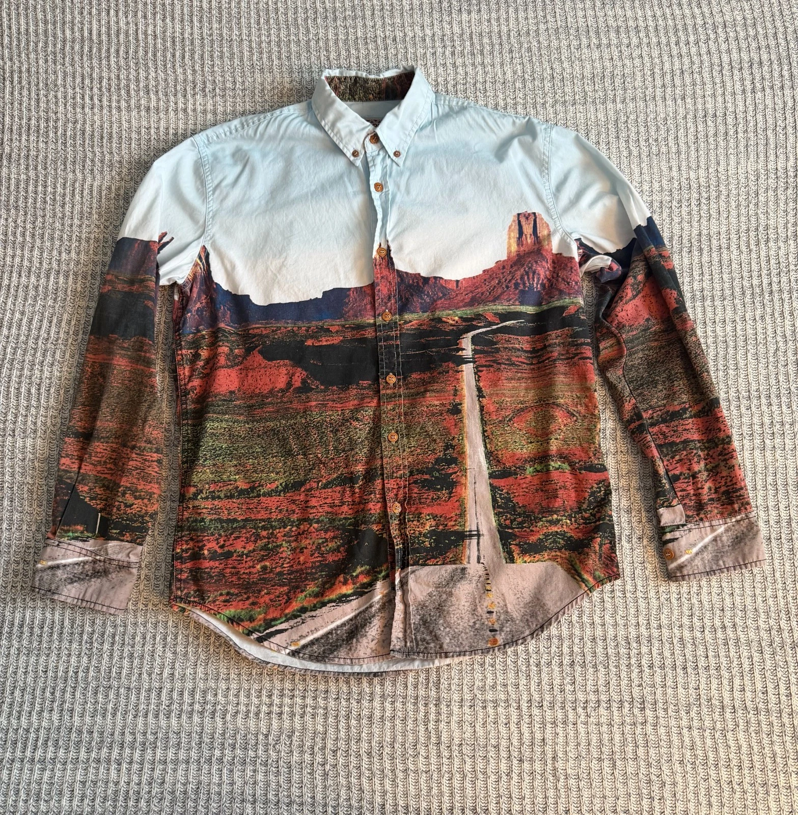 Staple Canyon Sedona Rugged Outdoor Button Down Men’s Large Long Sleeve (1070)