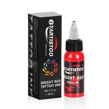 Tattoo Ink 1oz Professional Bright Red Tattoo Ink Pigment for Tattoo Artists,...