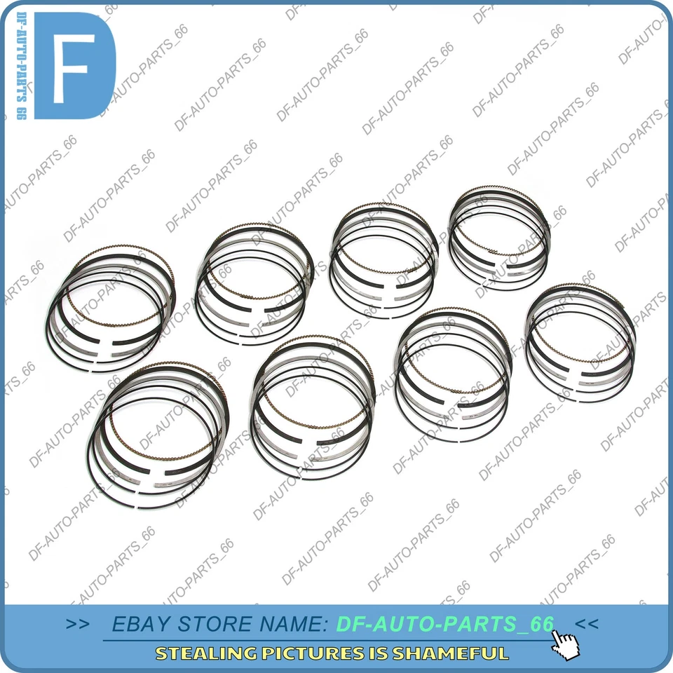Juego de 8 anillos de pistón Φ89,9 mm para Mercedes-Benz CLK430 S430 E430 W163 4,3 L M113 V8 Foto 3 de 4