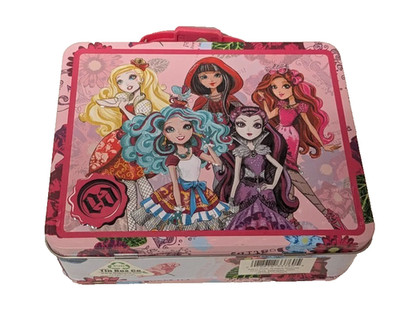 Ever After High Metal Lunch Box Tin Carry All Apple White Raven Queen NEW