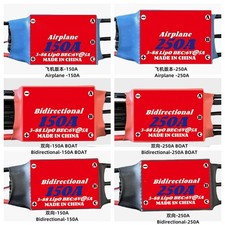 Raffreddamento ad acqua ESC 150A 250A 3-8S modello barca per aerei e navi