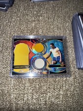 2025 leaf glory of the game relic game used kareem abdul jabbar/pele 24/25