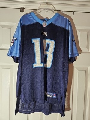 Reebok NFL On Field Tennessee Titans  #18 Kenny Britt Jersey Youth XL