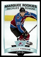 2019-20 O-Pee-Chee MARQUEE ROOKIE Conor Timmins Colorado Avalanche #644