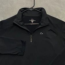Paradox Base Layer Sweater Women XL Black 1/4 Zip Long Sleeve Logo Hike Outdoor