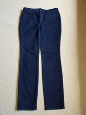 Womens Jeans-NYDJ NOT YOUR DAUGHTERS-dk blue stretch denim "Alina legging"-8