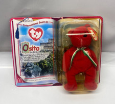 TY McDonald's Beanie Babies International Bears II - Osito the Bear