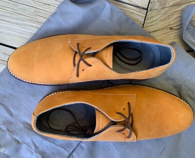Miles & Louie Men s Classic Derby Honey Color Dress Shoes Size 6