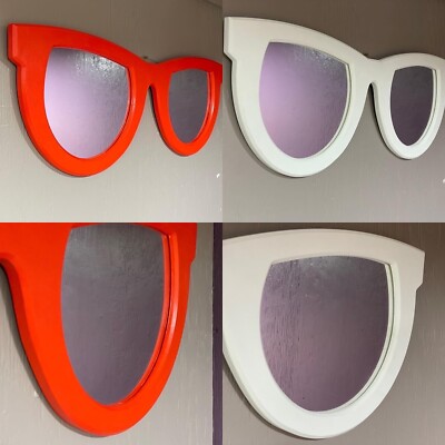 Riesige Sonnenbrille, verspiegelte Sonnenbrille, Brillenstil verspiegelt, riesiger Spiegel