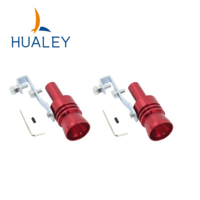 Universal Car Turbo Sound Whistle Simulator Sound Pipe Of Auto Tailpipe M Red