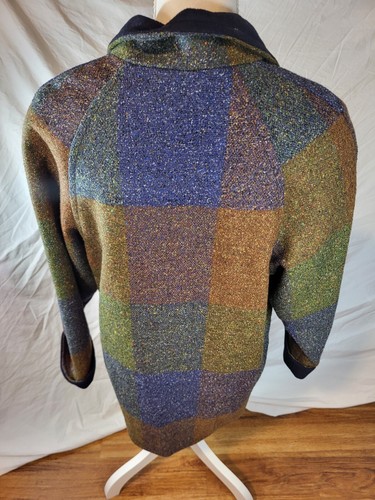 Avoca Size 10 Wool Cashmere Blend Plaid Full Zip Jacket Ireland - Picture 5 of 10