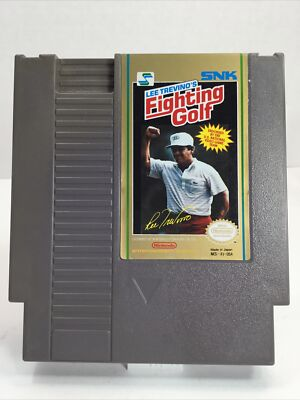 #ad Lee Trevino#x27;s Fighting Golf Nintendo 1989 NES Cleaned Tested Working SNK $12.50