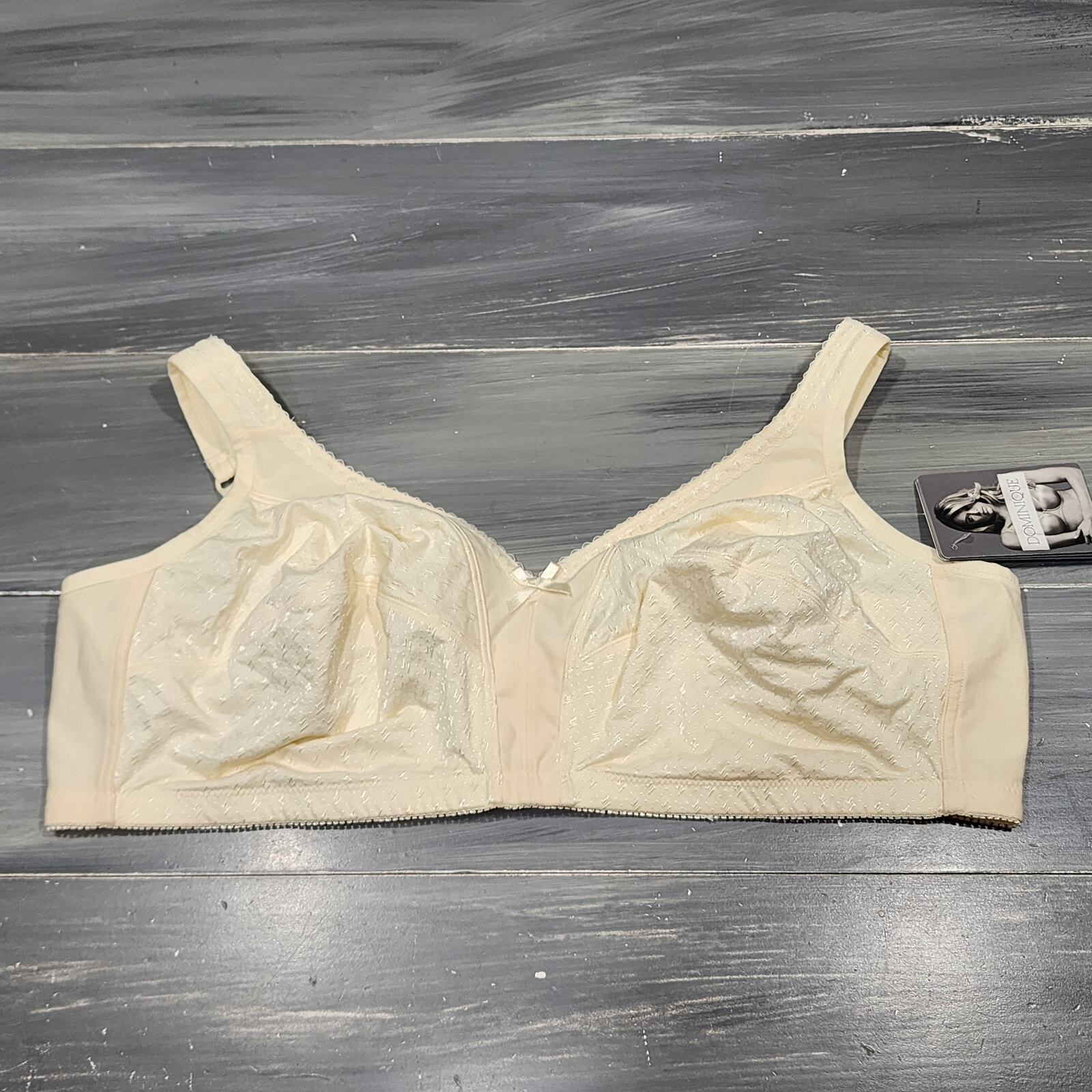 Dominique Marcelle Comfort Bra 46C Everyday Wirefree Champagne  5360