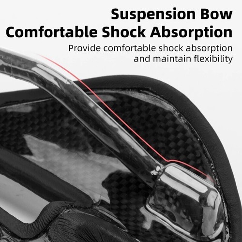 ROCKBROS Bike Saddle Carbon Fiber Super Light Bicycle Seat Saddle Breathable - Picture 5 of 9
