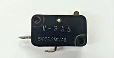Omron V-3A5 SPST-OFF-(ON)Push Pin Plunger micro switch 5A @ 250V AC