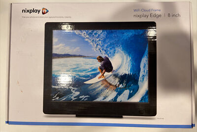 Nixplay Edge 8-Inch Wi-Fi Cloud Digital Photo Frame with HD Display