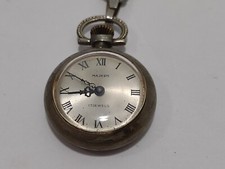 Vintage Majesti 17 Jewel Wind Up Pendant Pocket Watch France Working Unisex