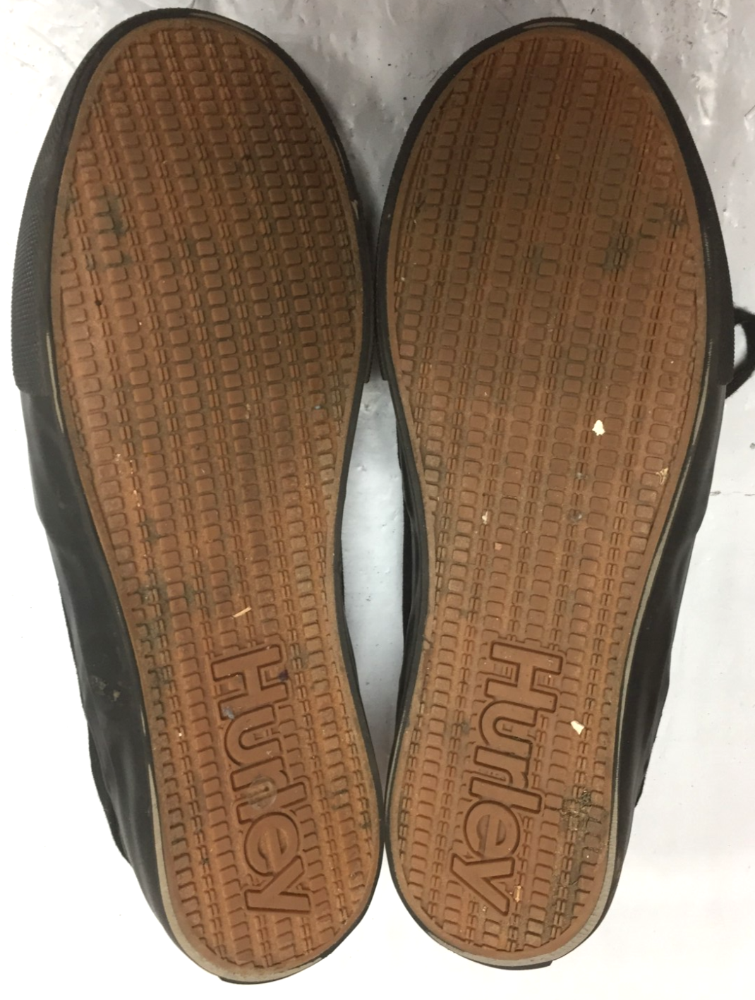 SAOLA Scarpe sneakers stringate Hurley uomo ARLO LACE in tela nere TAGLIA 11