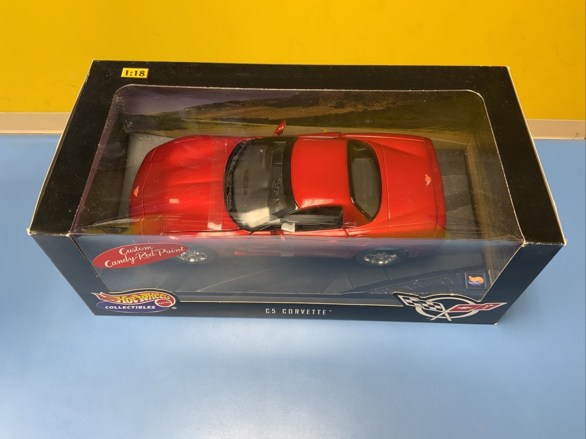 HOT WHEELS C5 コルベット Hot Wheels 1 18 Scale C5 Chevrolet Corvette Custom Candy Red