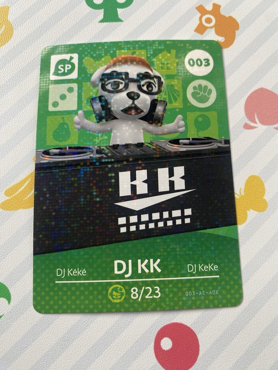 Authentic Animal Crossing Amiibo Card Series 1 DJ KK 003 SP NOT SCANNED (MINT Authentic Animal Crossing Amiibo Card Series 1 DJ KK 003 SP NOT SCANNED (MINT