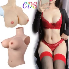 Realistic Breast Forms Silicone Fake Boobs For Crossdresser Drag Queen B-H Cup