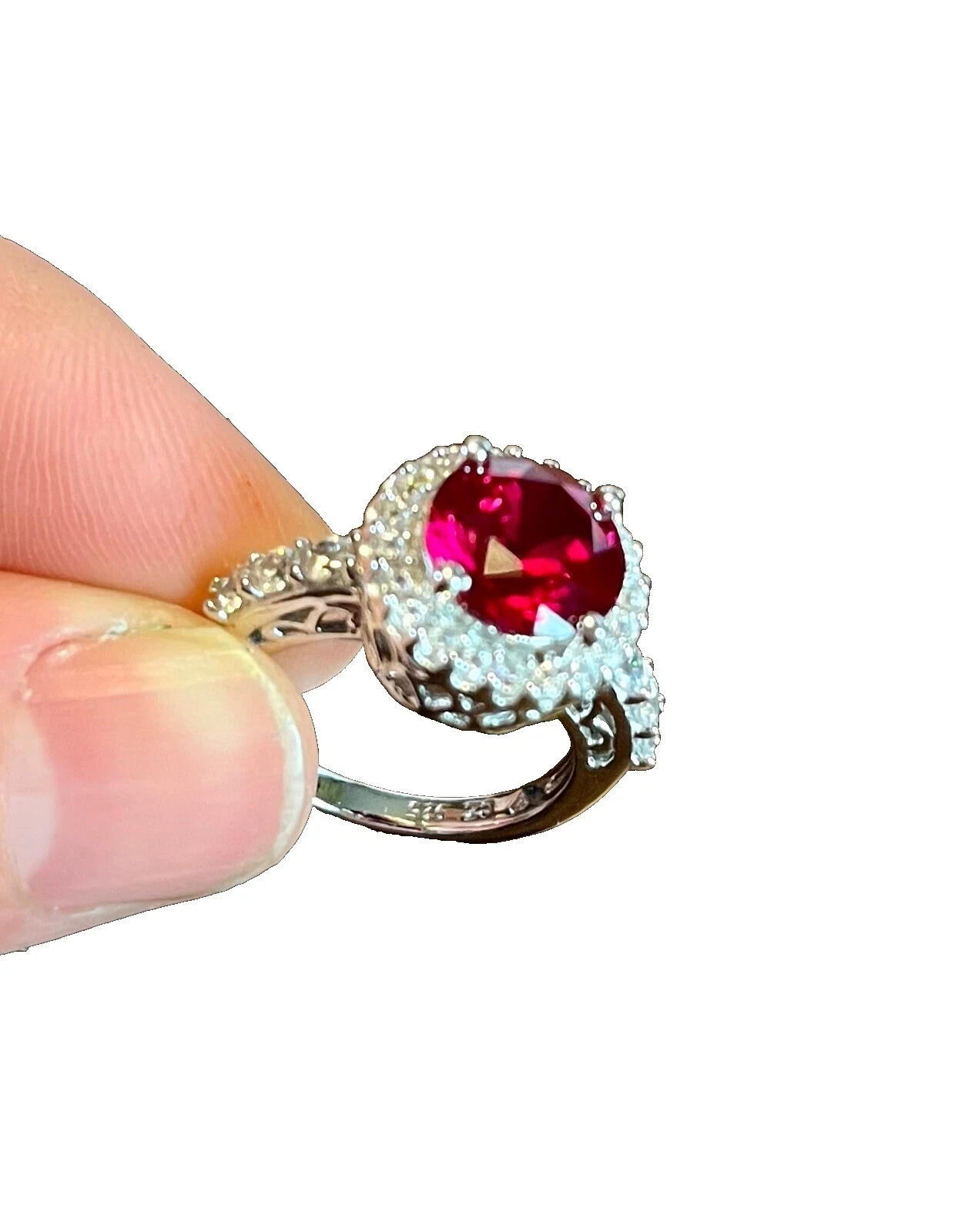 Diamonique 红宝石时尚首饰