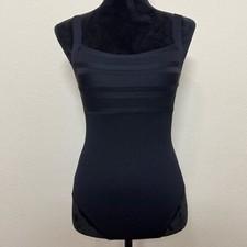 Cole of California swimsuit 8 one piece built in padding vintage black