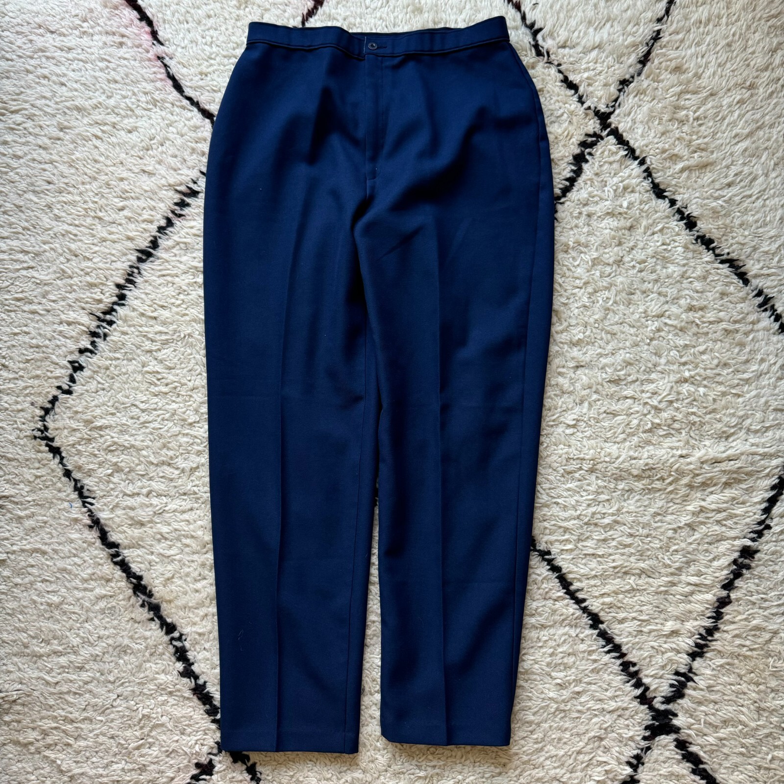 Levi's Pants Women's 18 Bend Over Baggy Polyester Business Navy MiUSA VTG 80s 90