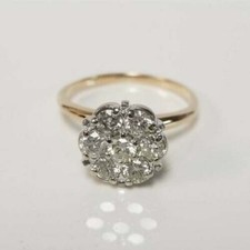 1.40Ct Lab Created Round Diamond Shape Ring 1...