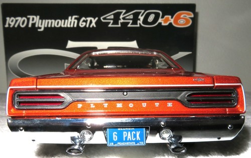 GMP 1970 Plymouth GTX 440+6 Limited Edition 1:18 Burnt Orange w/Box #601/2508 - Picture 17 of 24