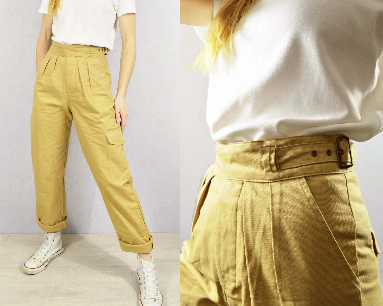 High Waisted Gurkha Pants British Military 1950s Style Army Trousers - Cotton
Opens in a new window