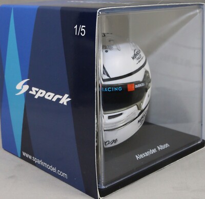 Casque Miniature SPARK 1/5 - Alexander Albon - British GP 2023 - 5HF114 - Neuf