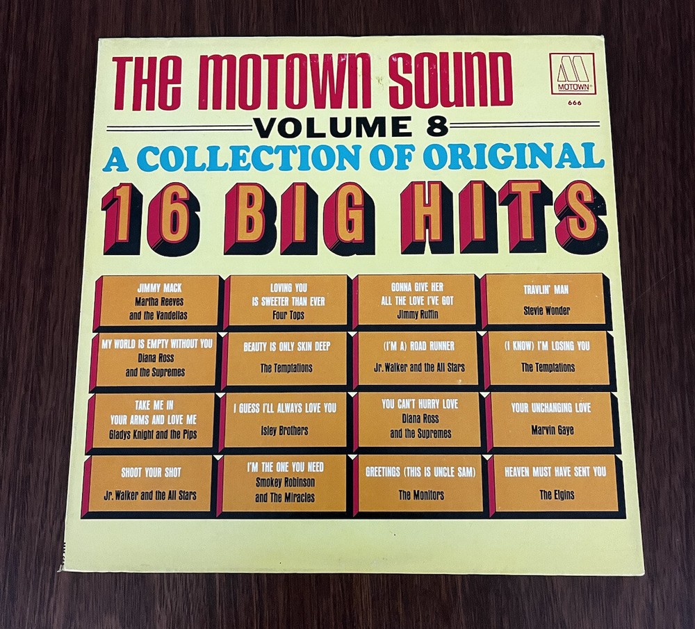 Classic Motown Sound - Original Hits Collection Vol. 8 (VG++ Vinyl)