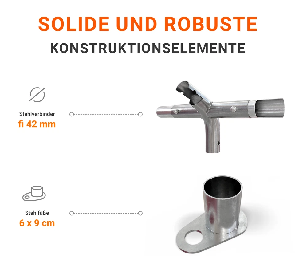 Partyzelt 3x2-6x12 PE Pavillon Gartenzelt Zelt Festzelt Bierzelt Eventzelt NEU S - Bild 2 von 4