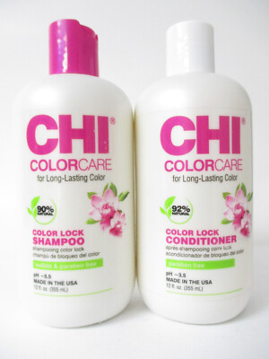 CHI COLOR CARE Color Lock Shampoo & Conditioner 12 oz